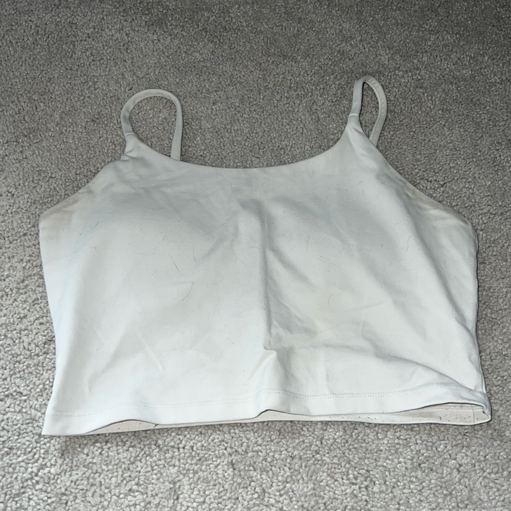 White workout top